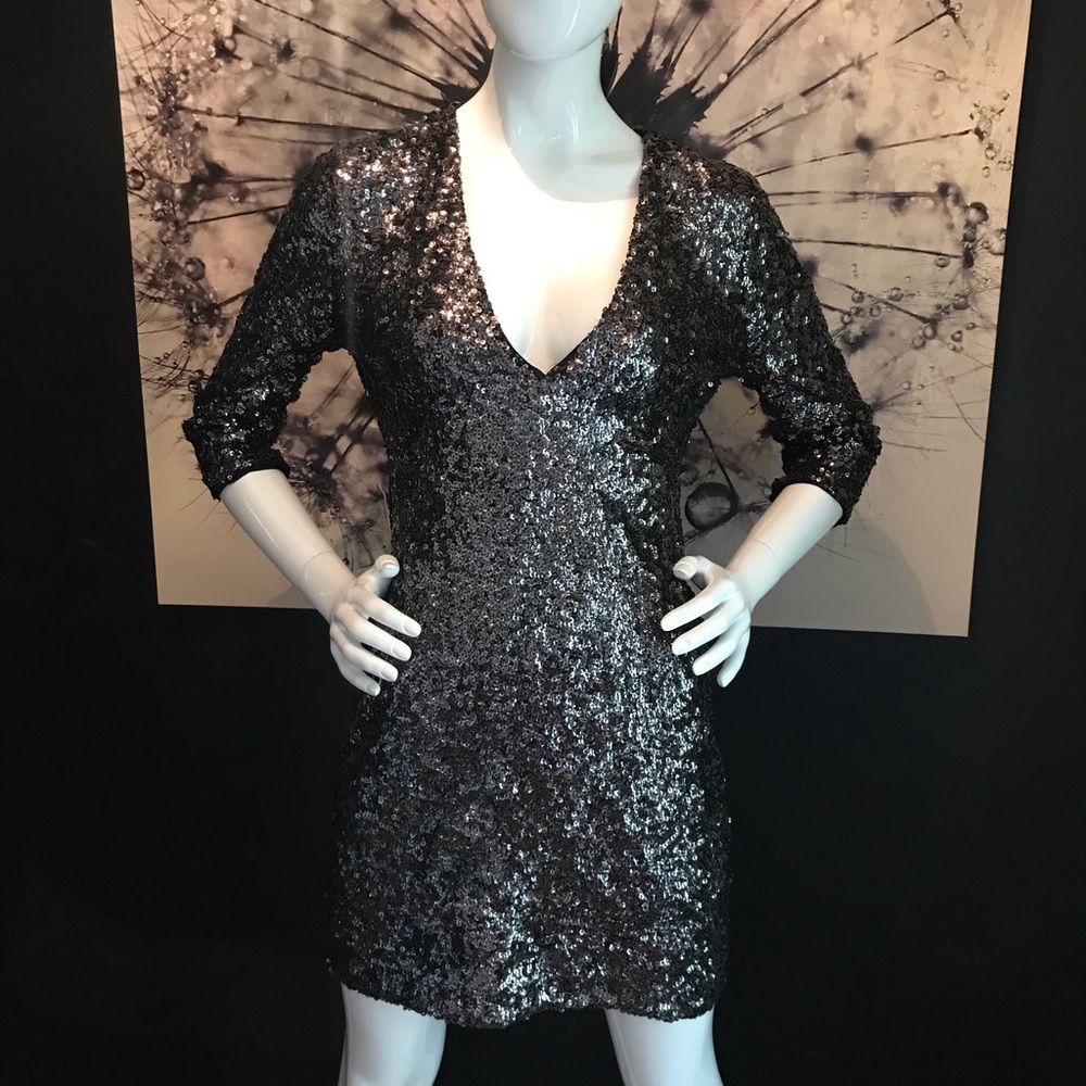 Express sequin party dress